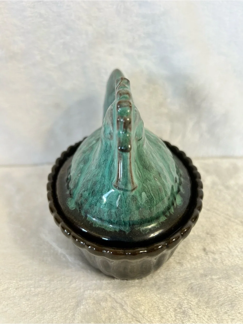N/A green glazed